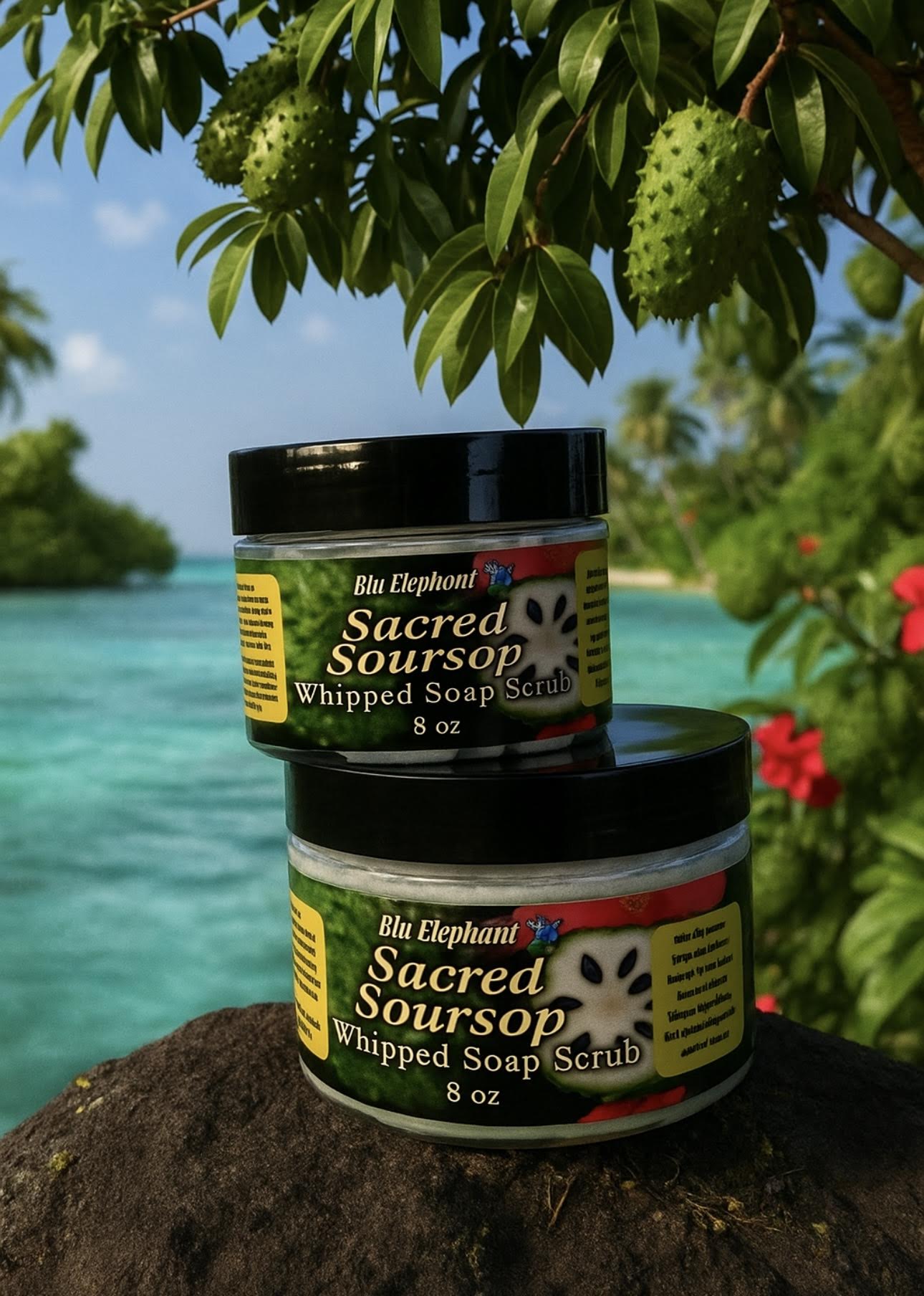 Sacred SourSop Whipped Soap Scrub