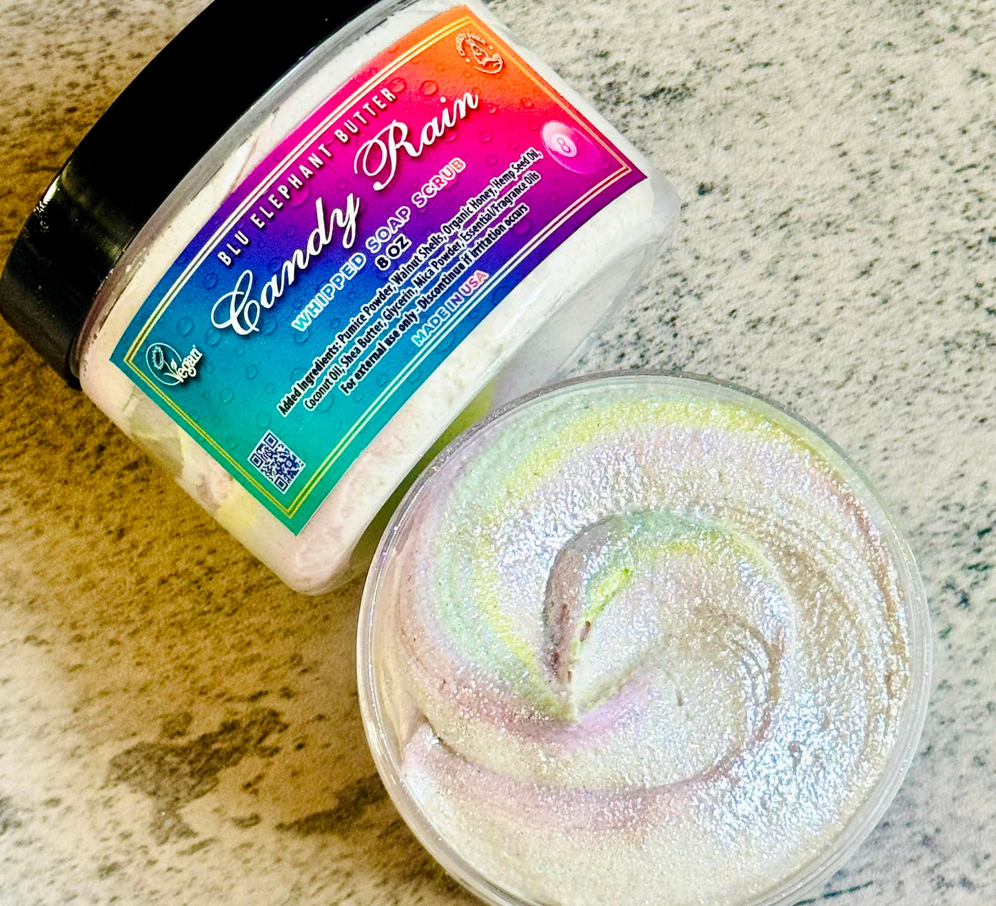Candy Rain Whipped Soap Scrub